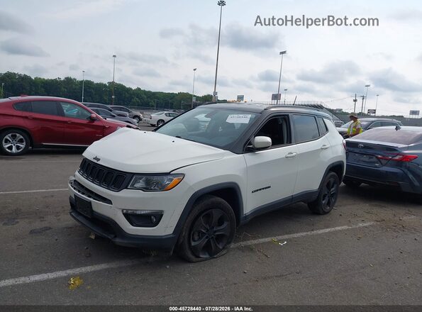 3C4NJDBB9KT648600 2019 JEEP COMPASS White Vista tres cuartos delantera izquierda