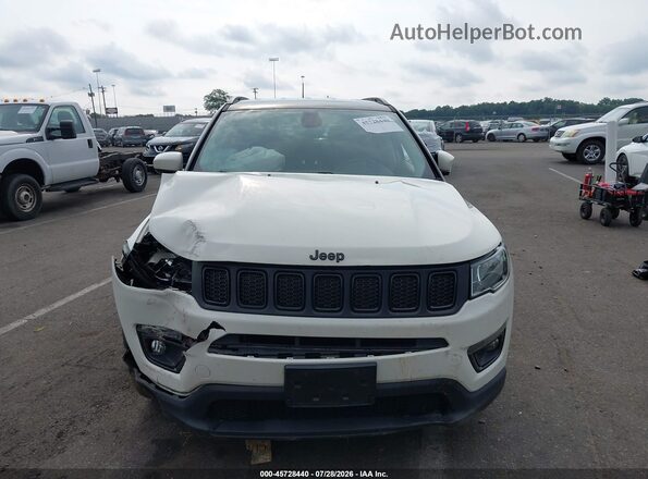 3C4NJDBB9KT648600 2019 JEEP COMPASS White Vista del cuadro de instrumentos