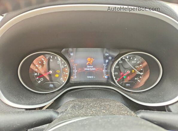 3C4NJDBB9KT812895 2019 JEEP COMPASS Серый Вид щитка приборов