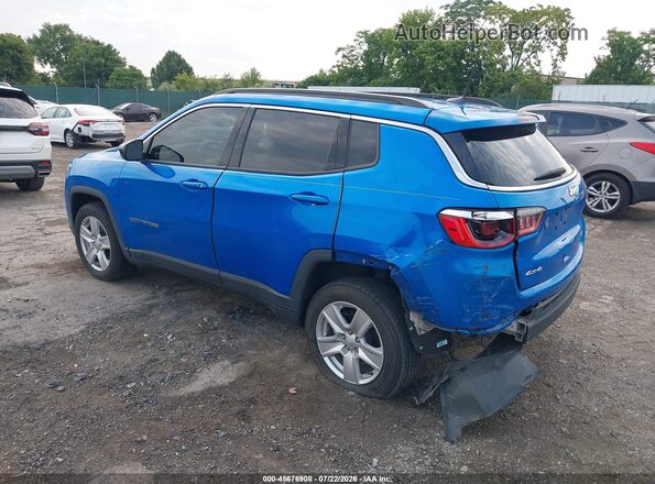 3C4NJDBB9NT108085 2022 JEEP COMPASS Blue Rear left