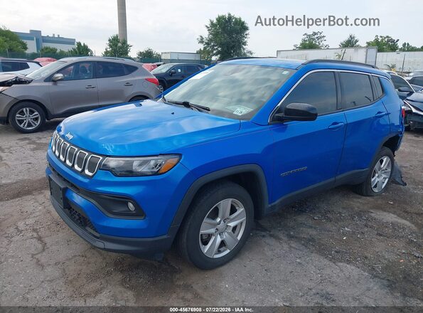 3C4NJDBB9NT108085 2022 JEEP COMPASS Blue Front left