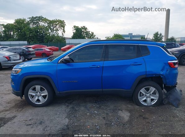 3C4NJDBB9NT108085 2022 JEEP COMPASS Blue 360 interior view