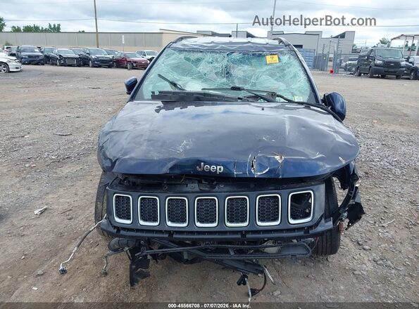 3C4NJDBBXJT131756 2018 JEEP COMPASS Dark Blue Вид задней части салона