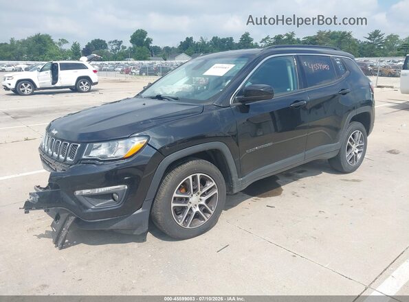 3C4NJDBBXJT238189 2018 JEEP COMPASS Black Przód lewy