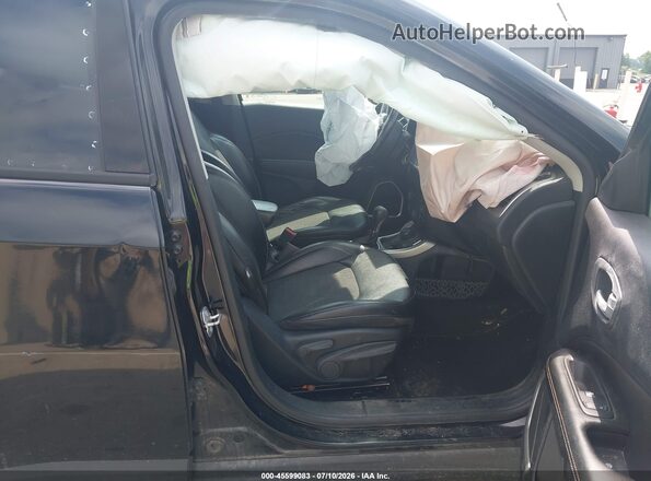 3C4NJDBBXJT238189 2018 JEEP COMPASS Black Widok wnętrza z przodu