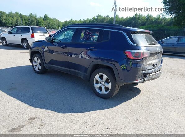 3C4NJDBBXJT290678 2018 JEEP COMPASS Blue Trasero izquierdo