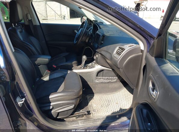 3C4NJDBBXJT290678 2018 JEEP COMPASS Blue Vista interior delantera