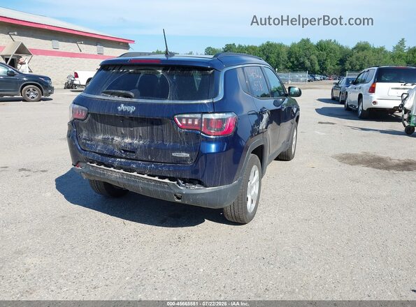 3C4NJDBBXJT290678 2018 JEEP COMPASS Blue Trasero derecho