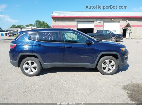 3C4NJDBBXJT290678 2018 JEEP COMPASS Blue Vista interior trasera