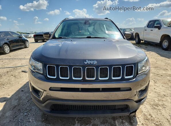 3C4NJDBBXJT315658 2018 JEEP COMPASS Gray Панорамний вид салону 360°