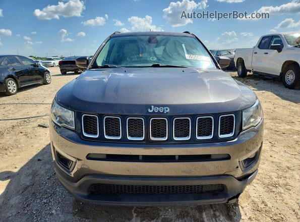 3C4NJDBBXJT315658 2018 JEEP COMPASS Gray Вид спереду