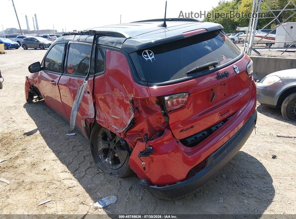3C4NJDBBXJT401486 2018 JEEP COMPASS Red Задня ліва чверть