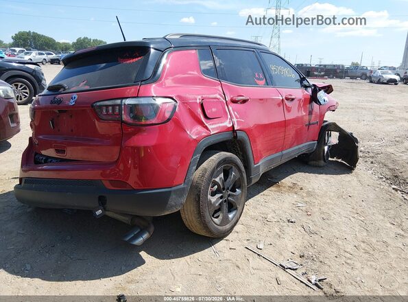 3C4NJDBBXJT401486 2018 JEEP COMPASS Red Задня права чверть