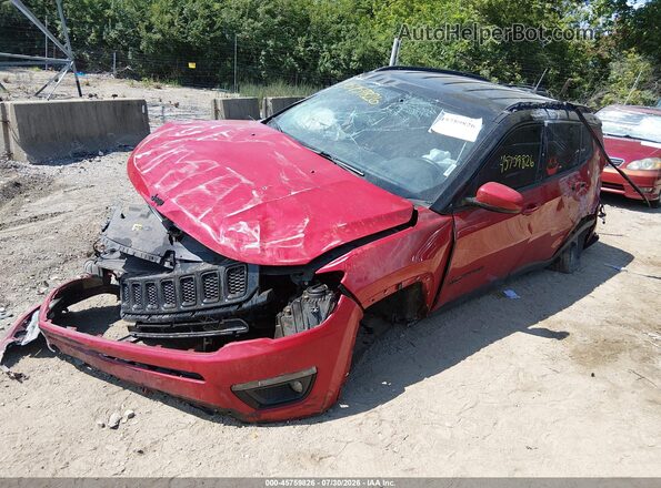 3C4NJDBBXJT401486 2018 JEEP COMPASS Red Вид спереду