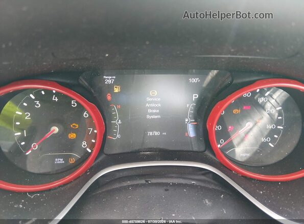 3C4NJDBBXJT401486 2018 JEEP COMPASS Red Вид задніх сидінь