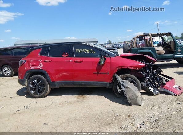 3C4NJDBBXJT401486 2018 JEEP COMPASS Red Вид задньої частини салону