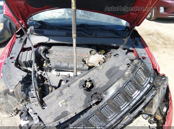 3C4NJDBBXJT401486 2018 JEEP COMPASS Red Вид ззаду