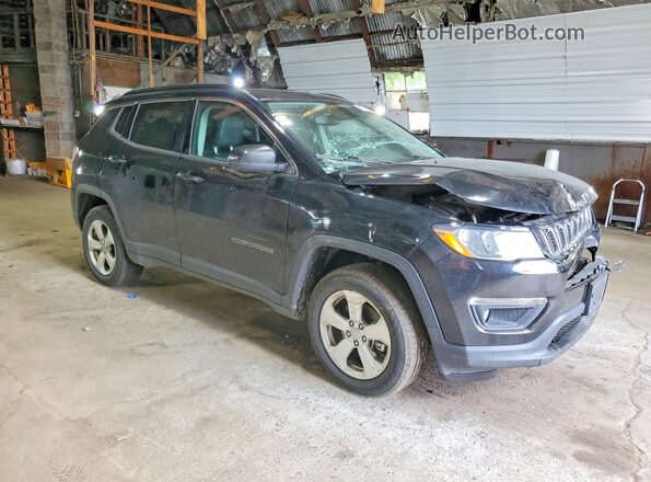 3C4NJDBBXLT107217 2020 JEEP COMPASS Черный Передняя правая четверть
