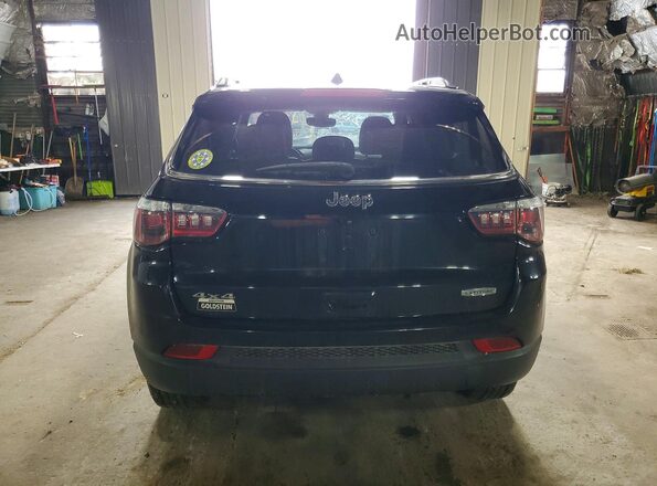 3C4NJDBBXLT107217 2020 JEEP COMPASS Черный Вид сзади