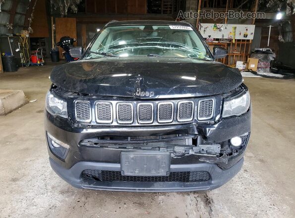 3C4NJDBBXLT107217 2020 JEEP COMPASS Черный Вид спереди