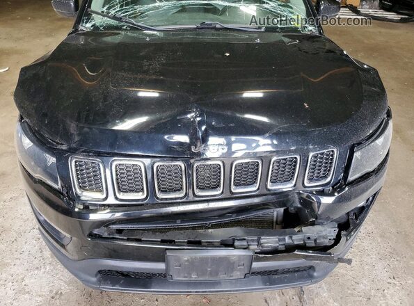 3C4NJDBBXLT107217 2020 JEEP COMPASS Черный Вид подкапотного пространства