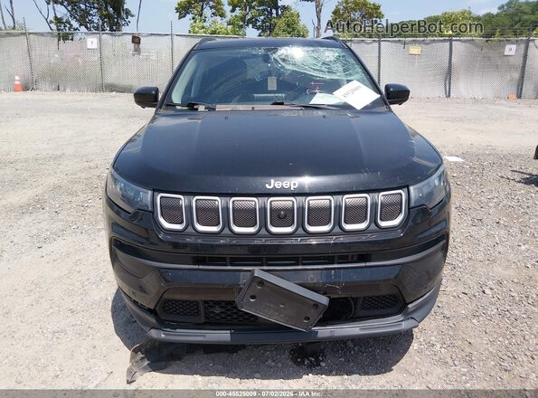 3C4NJDBBXNT136199 2022 JEEP COMPASS Black ხელსაწყოთა პანელის ხედი