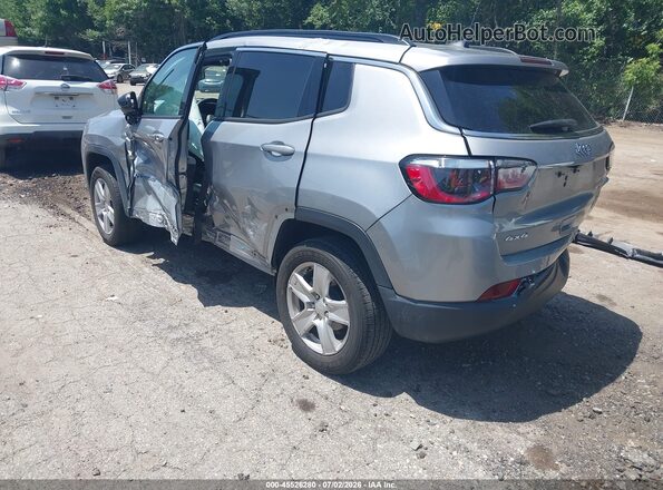 3C4NJDBBXNT210477 2022 JEEP COMPASS Silver Rear left