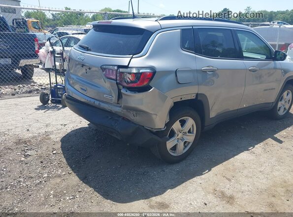 3C4NJDBBXNT210477 2022 JEEP COMPASS Silver Rear right