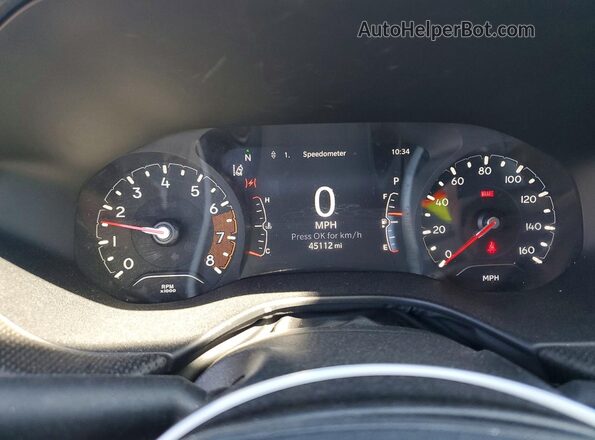 3C4NJDBBXNT226226 2022 JEEP COMPASS Black Vista del cuadro de instrumentos
