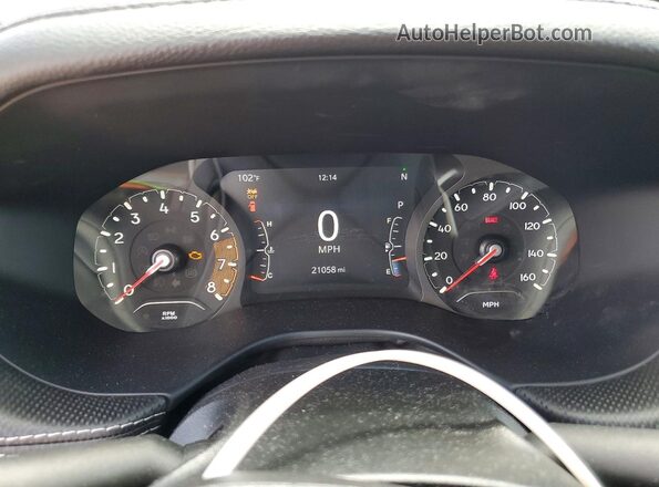 3C4NJDBN0PT507643 2023 JEEP COMPASS Серый Вид щитка приборов