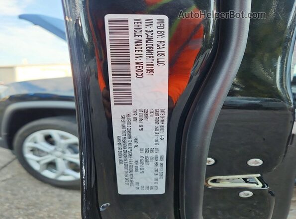 3C4NJDBN1RT101891 2024 JEEP COMPASS Black VIN sticker view