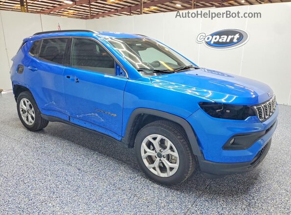 3C4NJDBN1ST603676 2025 JEEP COMPASS Blue წინა მარჯვენა