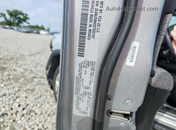 3C4NJDBN2ST522167 2025 JEEP COMPASS Silver Вид наклейки з VIN-кодом
