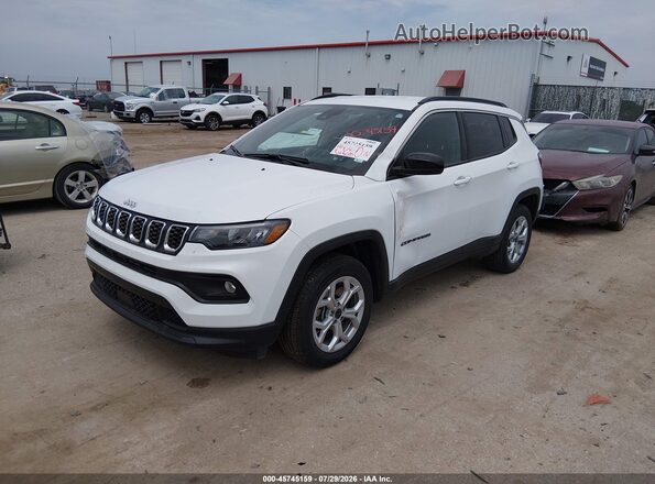 3C4NJDBN3ST590901 2025 JEEP COMPASS White Vista tres cuartos delantera izquierda