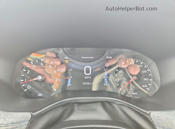 3C4NJDBN3ST592860 2025 JEEP COMPASS Silver Вид щитка приладів