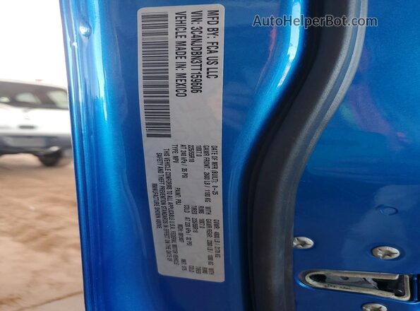 3C4NJDBN3TT159606 2026 JEEP COMPASS Blue Widok wnętrza 360 stopni
