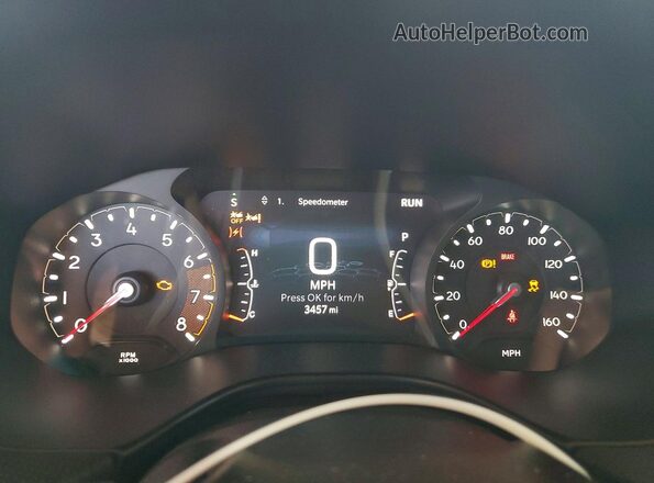 3C4NJDBN3TT159606 2026 JEEP COMPASS Blue Widok zestawu wskaźników