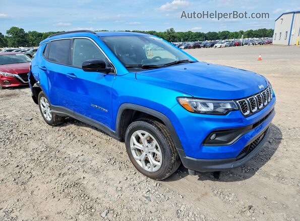 3C4NJDBN4RT153760 2024 JEEP COMPASS Blue Delantero derecho