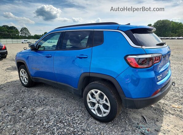 3C4NJDBN4RT153760 2024 JEEP COMPASS Blue Trasero izquierdo