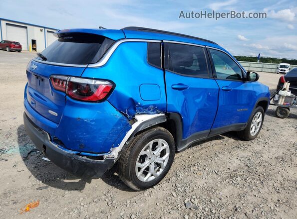 3C4NJDBN4RT153760 2024 JEEP COMPASS Blue Trasero derecho