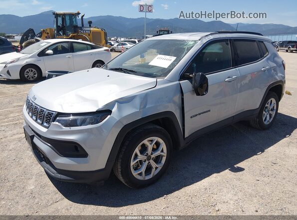 3C4NJDBN4ST504074 2025 JEEP COMPASS Silver Передня ліва чверть