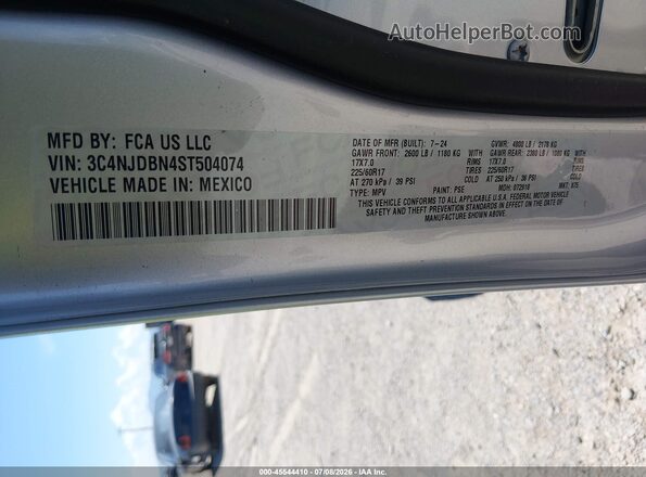 3C4NJDBN4ST504074 2025 JEEP COMPASS Silver Вид підкапотного простору