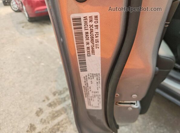 3C4NJDBN5PT544607 2023 JEEP COMPASS Серебряный Вид наклейки с VIN-кодом