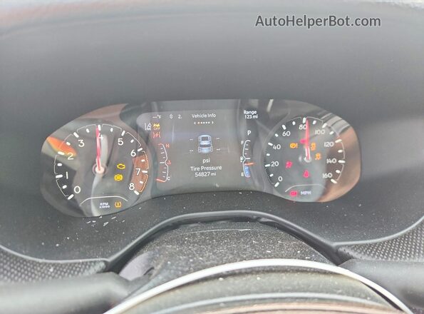 3C4NJDBN5PT544607 2023 JEEP COMPASS Серебряный Вид щитка приборов