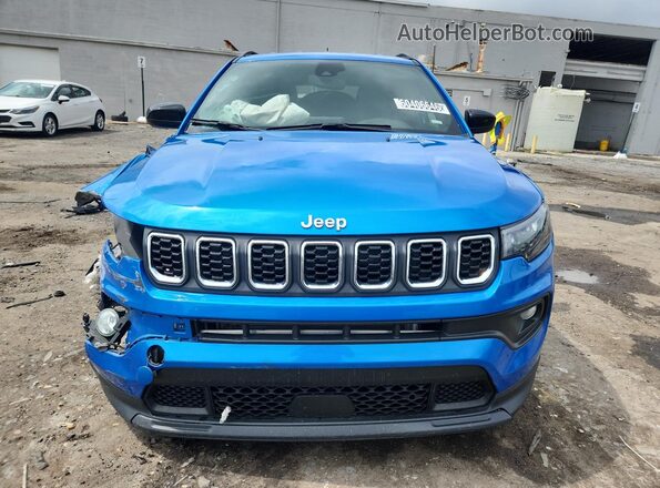 3C4NJDBN5ST592844 2025 JEEP COMPASS Blue 360 interior view
