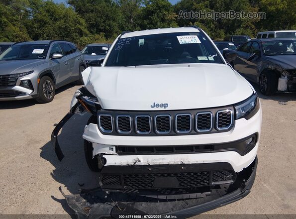3C4NJDBN5ST603857 2025 JEEP COMPASS White Vista del cuadro de instrumentos