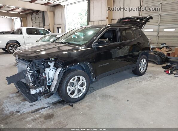 3C4NJDBN7RT111972 2024 JEEP COMPASS Black Առջևի ձախ երեք քառորդ տեսարան