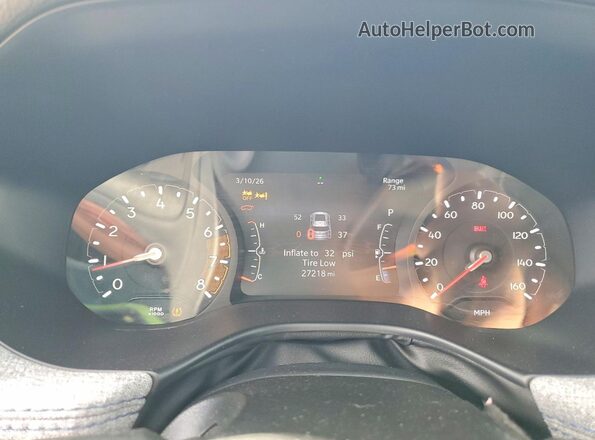 3C4NJDBN7ST566875 2025 JEEP COMPASS Black Вид щитка приладів