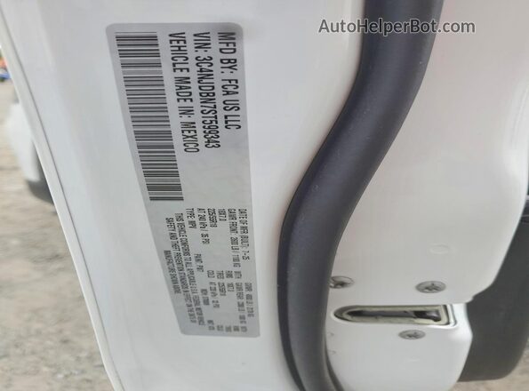 3C4NJDBN7ST599343 2025 JEEP COMPASS White Vista de la etiqueta del VIN