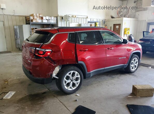 3C4NJDBN7ST609143 2025 JEEP COMPASS Burgundy Trasero derecho